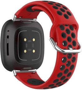Fitbit Versa 3      Silicone Strap   Red/Black