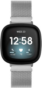 Fitbit Versa 4      Milanese Loop Strap   Silver