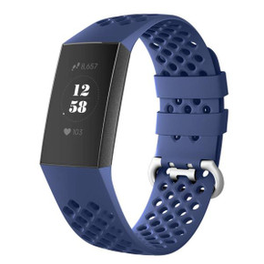 Fitbit Charge 3      Silicone Strap   Navy