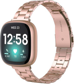Fitbit Versa 3      Stainless Steel Strap   RoseGold