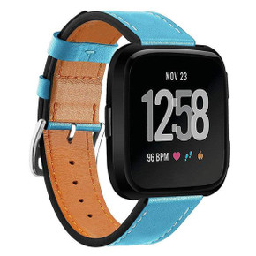 Fitbit Versa      PU Leather Strap   Blue