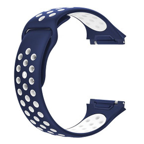Fitbit Ionic      Silicone Strap   Navy/White