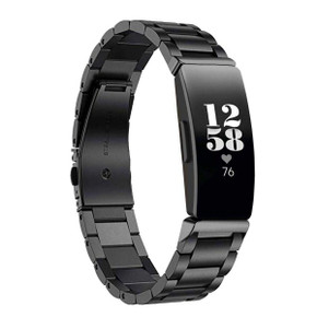 Fitbit Inspire 3      Stainless Steel Strap   Black