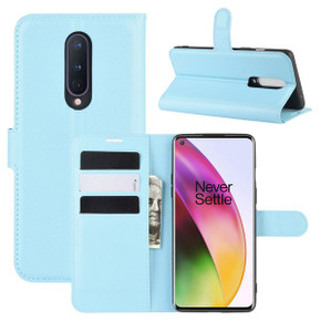 Oneplus 8      Pu Wallet Case    [Lightblue]