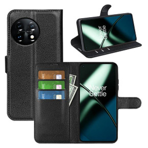 Oneplus 11      Pu Wallet Case    [Black]
