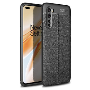 OnePlus Nord      Leather Texture Case    Black
