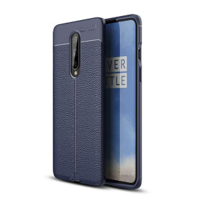OnePlus 8 Leather Texture Case Navy OnePlus 8 Leather Texture Case Navy