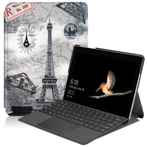 Microsoft Surface Go 4 Designer Multiple Angle Case EiffelTower
