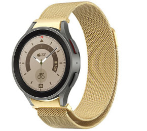 Samsung Galaxy Watch 6 Classic Milanese Loop Strap Gold Samsung Galaxy Watch 6 Classic Milanese Loop Strap Gold