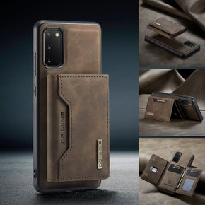 Samsung Galaxy S20 Magnetic Wallet Coffee Samsung Galaxy S20 Magnetic Wallet Coffee