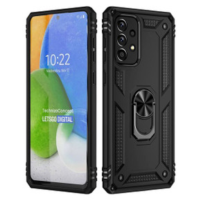Samsung Galaxy A73 5G      Military Armour Ring Case    Black