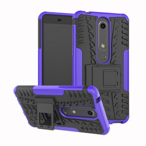 Nokia 6.1 Heavy Duty Case Purple