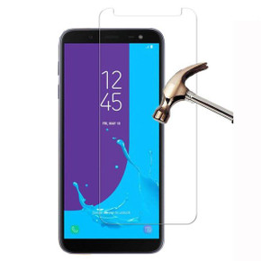 Samsung   Galaxy J6         Clear Tempered Glass Screen Protector