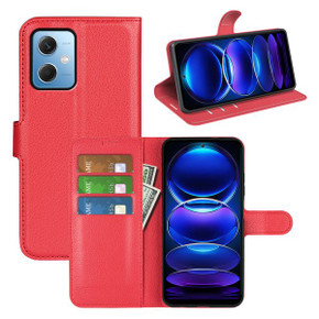 Xiaomi Poco X5      Pu Wallet Case    [Red]