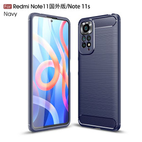Xiaomi Redmi Note 11 (4G) Carbon Fibre Case Navy Xiaomi Redmi Note 11 (4G) Carbon Fibre Case Navy