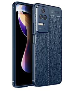 Xiaomi Poco F4 Leather Texture Case Navy