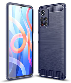 Xiaomi Poco M4 Pro 5G Carbon Fibre Case Navy Xiaomi Poco M4 Pro 5G Carbon Fibre Case Navy