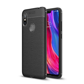 Xiaomi Redmi Note 6 Pro Leather Texture Case Black