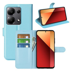 Xiaomi Poco M6 Pro 4G      Pu Wallet Case    [Lightblue]