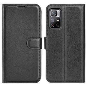 Xiaomi Poco M4 Pro 5G      Pu Wallet Case    [Black]