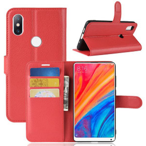 Xiaomi Mi Mix 2S      Pu Wallet Case    [Red]