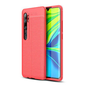Xiaomi Mi Note 10 / Note 10 Pro Leather Texture Case Red Xiaomi Mi Note 10 / Note 10 Pro Leather Texture Case Red