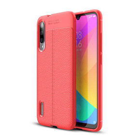 Xiaomi Mi A3 Leather Texture Case Red