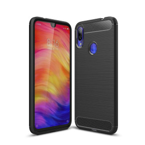 Xiaomi Redmi Note 7 Carbon Fibre Case Black