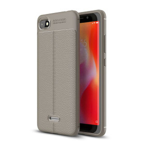 Xiaomi Redmi 6A Leather Texture Case Grey