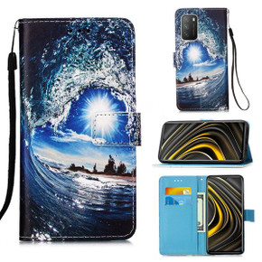 Xiaomi Redmi 9T Designer PU Case SeaWave