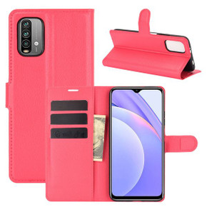 Xiaomi Redmi 9T      Pu Wallet Case    [Red]