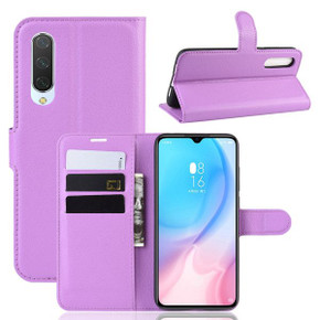 Xiaomi Mi 9 Lite      Pu Wallet Case    [Purple]
