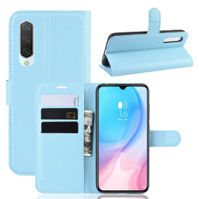 Xiaomi Mi 9 Lite      Pu Wallet Case    [Lightblue]