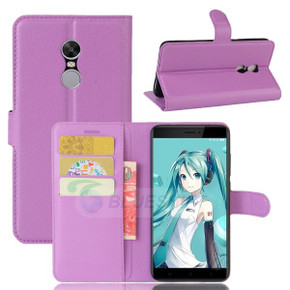 Xiaomi Redmi Note 4X      Pu Wallet Case    [Purple]