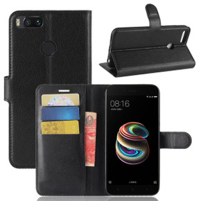 Xiaomi Mi A1      Pu Wallet Case    [Black]