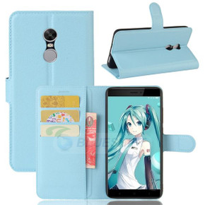 Xiaomi Redmi Note 4X      Pu Wallet Case    [Lightblue]