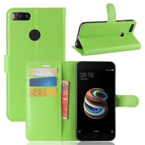 Xiaomi Mi A1      Pu Wallet Case    [Green]