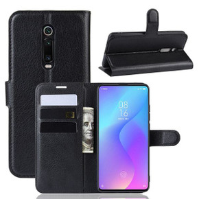Xiaomi Mi 9T/9Tpro      Pu Wallet Case    [Black]