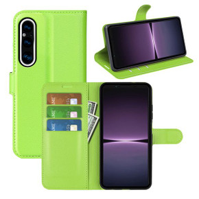 Sony Xperia 1 V      Pu Wallet Case    [Green]