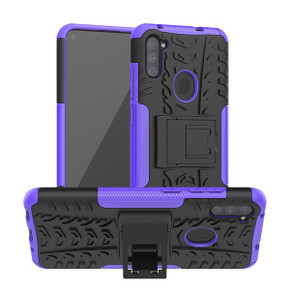 Samsung Galaxy A11      Heavy Duty Case    Purple