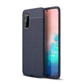 Samsung Galaxy S20 Leather Texture Case Navy Samsung Galaxy S20 Leather Texture Case Navy