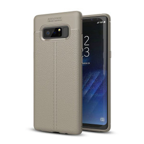 Samsung Galaxy Note 8      Leather Texture Case    Grey