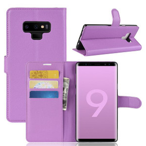 Galaxy Note 9      Pu Wallet Case    [Purple]