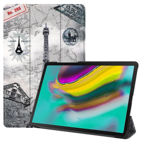 Samsung Galaxy Tab S5e T720    Designer Tri-Fold Case      EiffelTower