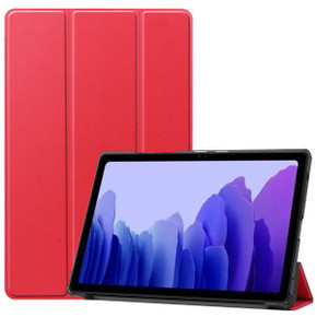 Samsung Galaxy Tab A7 10.4 T500 Tri-Fold PU Case Red Samsung Galaxy Tab A7 10.4 T500 Tri-Fold PU Case Red