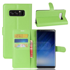 Galaxy Note 8      Pu Wallet Case    [Green]