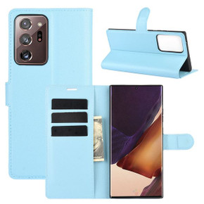 Galaxy Note 20 Ultra      Pu Wallet Case    [Lightblue]