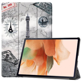 Samsung Galaxy Tab S8+ X800 Designer Tri-Fold Case EiffelTower Samsung Galaxy Tab S8+ X800 Designer Tri-Fold Case EiffelTower