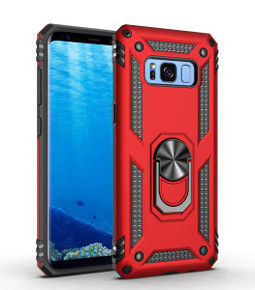 Samsung Galaxy S8 Plus      Military Armour Case    Red