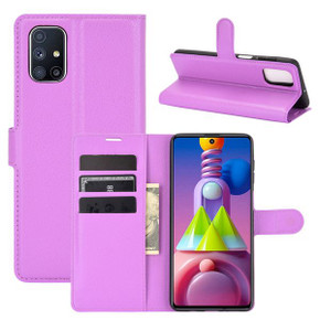 Galaxy M51      Pu Wallet Case    [Purple]